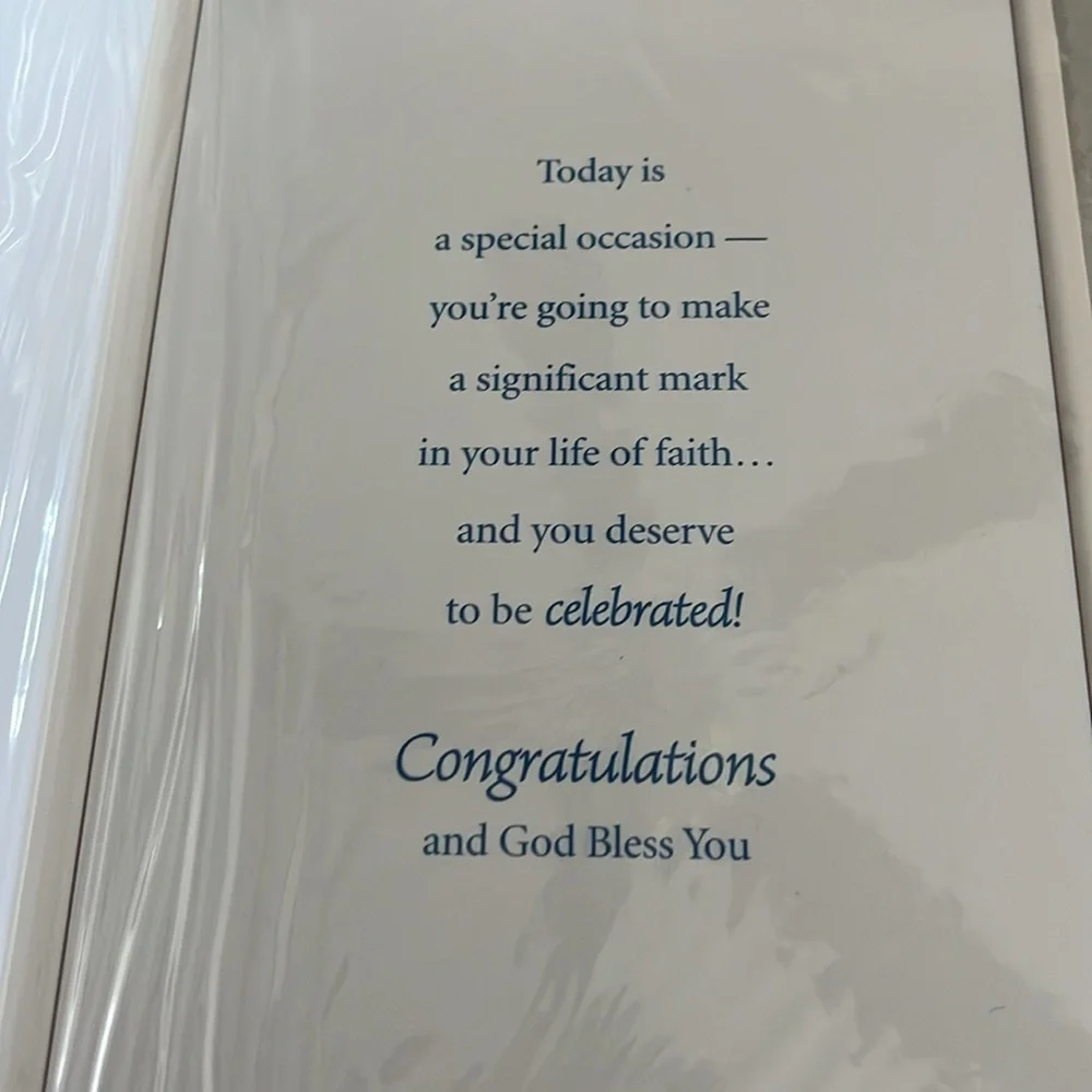 4 Communion cards from special thoughts all new in plastic four cards
